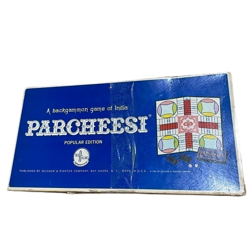 Vintage Parcheesi 1964 Board Game Made in USA